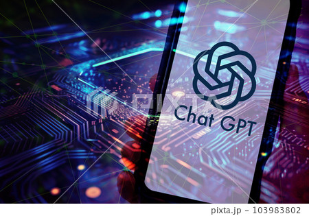 Chat GPT、チャットGPT、テキスト生成AI、対話型AI、人工知能チャットボット Chat GPT、チャットGPT、テキスト生成AI、対話型AI、人工知能チャットボット 103983802