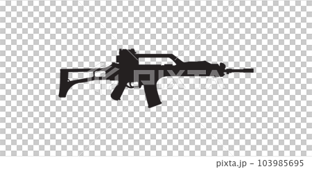 G 36 assault rifle vector icon G 36 assault rifle vector icon 103985695