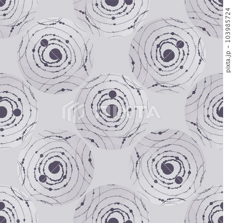 Abstract seamless pattern with twisted shapes. Decorative background. Colorful texture for design of textile, fabric, cover, web Abstract seamless pattern with twisted shapes. Decorative background. Colorful texture for design of textile, fabric, cover, web 103985724