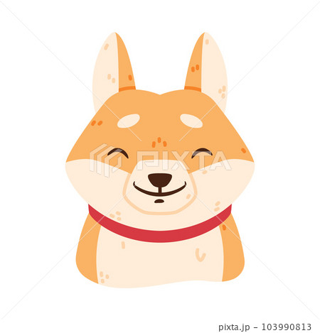 Akita Inu Dog and Domestic Animal or Pet Smiling Vector Illustration Akita Inu Dog and Domestic Animal or Pet Smiling Vector Illustration 103990813
