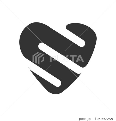 love logo template. Icon Illustration Brand Identity. Isolated and flat illustration. Vector graphic 103997259