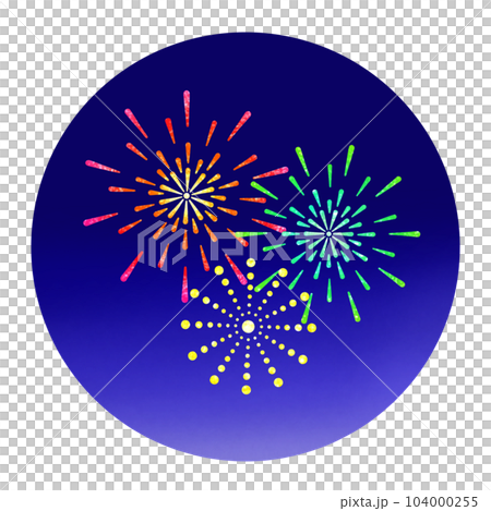 打ち上げ花火のアイコン 104000255