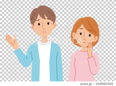 擔心的男人和女人 104000308