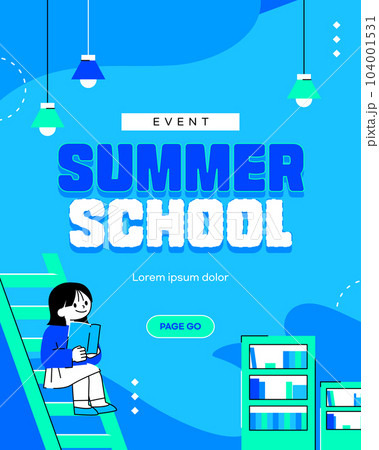 Special Summer School Template for Summer Vacation 104001531
