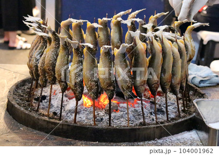 鮎の塩焼き 104001962