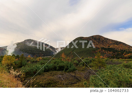硫黄山「秋の北海道」 104002733