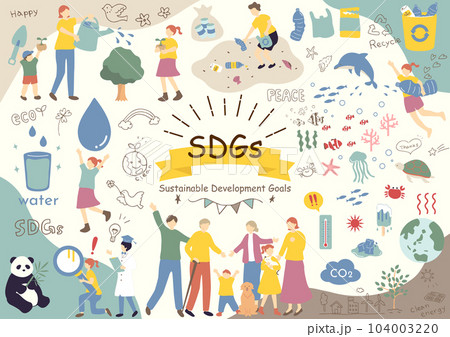 SDGs 持続可能な社会 素材集 SDGs 持続可能な社会 素材集 104003220