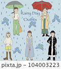 雨の日コーディネート 104003223