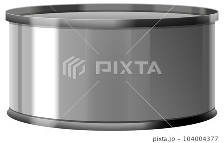 Blank Tin Can Template for Label Designのイラスト素材 [104004377] - PIXTA