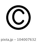 Copyright symbol 104007632
