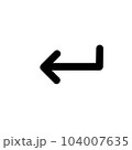 Enter key 104007635