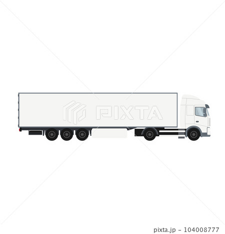 Cargo container design with trailer truck Cargo container design with trailer truck 104008777