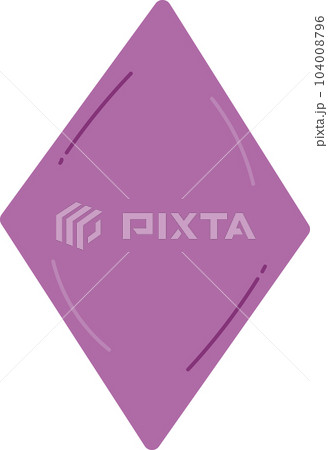 Purple diamond doodle art. 104008796