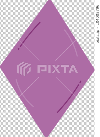 Purple diamond doodle art. 104008796