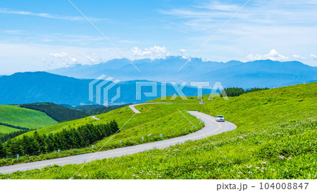 車山高原(夏):ビーナスライン 車山高原(夏):ビーナスライン 104008847
