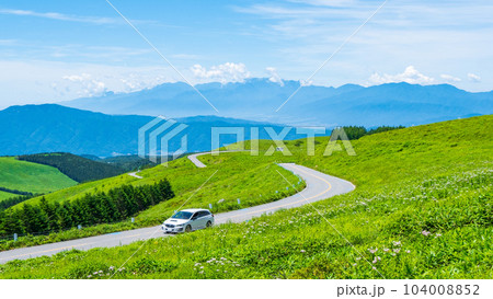 車山高原(夏):ビーナスライン 車山高原(夏):ビーナスライン 104008852