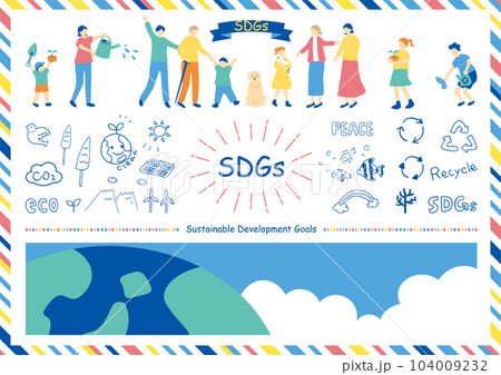 SDGs 持続可能な社会 素材集 SDGs 持続可能な社会 素材集 104009232
