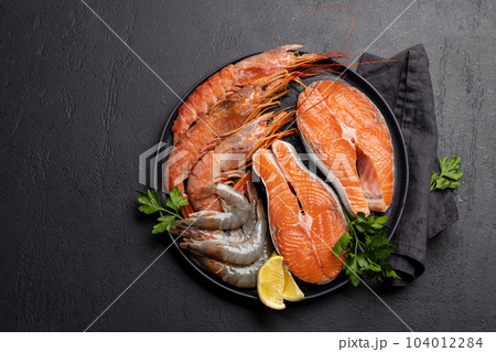 Seafood on a Table Seafood on a Table 104012284