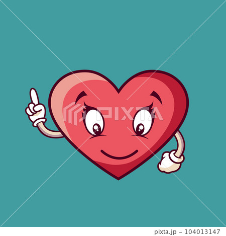 Cartoon drawing cartoon valentine's heart Cartoon drawing cartoon valentine's heart 104013147