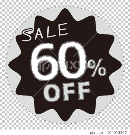 60%OFF セールアイコン 60%OFF セールアイコン 104013367