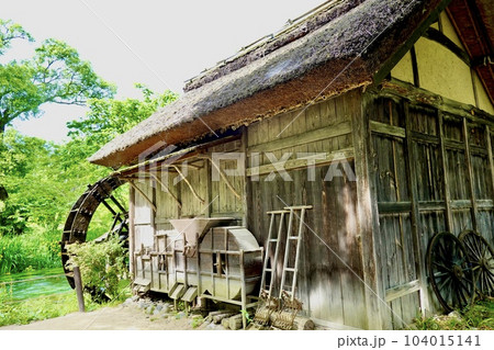 46000円販売歴アリ❗️非売品❗️黒澤明 映画［夢］水車のある村 サイン入り銅版画 黒澤明監督映画『夢』ロケ地、蓼川水車小屋の風景 長野県安曇野市の
