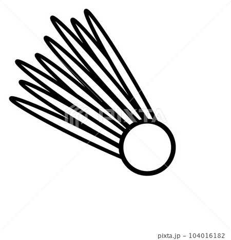 Comet icon on white. Comet icon on white. 104016182