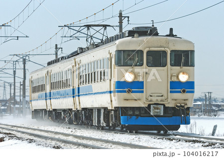 北陸本線 美川ー加賀笠間 JR西日本 475系 A23編成(金沢) 北陸本線 美川ー加賀笠間 JR西日本 475系 A23編成(金沢) 104016217