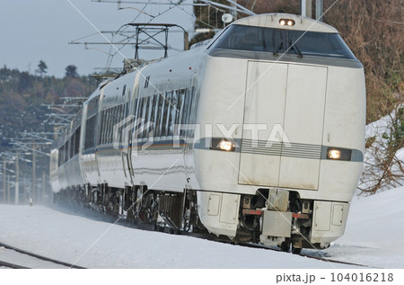 北陸本線　細呂木ー芦原温泉　JR西日本　683系　S21+S01編成（金沢）　しらさぎ 104016218