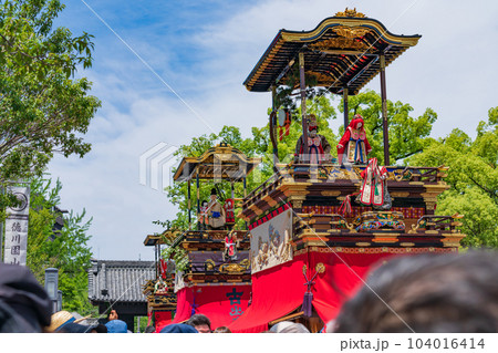 筒井町・出来町天王祭、徳川園山車揃え〈愛知県名古屋市〉 104016414