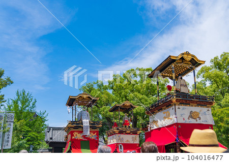 筒井町・出来町天王祭、徳川園山車揃え〈愛知県名古屋市〉 104016477