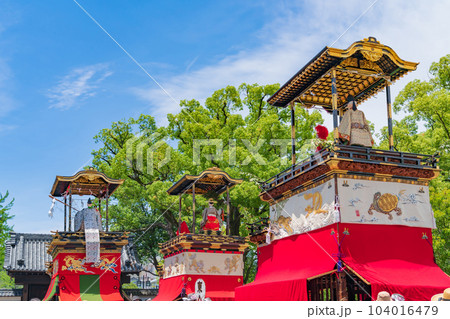 筒井町・出来町天王祭、徳川園山車揃え〈愛知県名古屋市〉 104016479