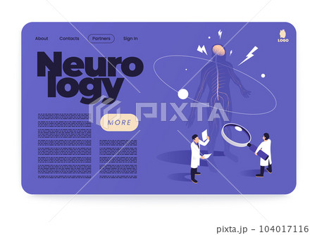 Sections Of Medicine Isometric Banner 104017116