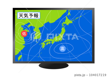 テレビの天気予報 104017219