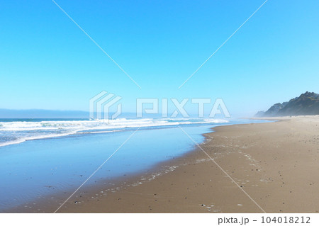 Beautiful view of the Pacific coast in the United States. Beautiful view of the Pacific coast in the United States. 104018212