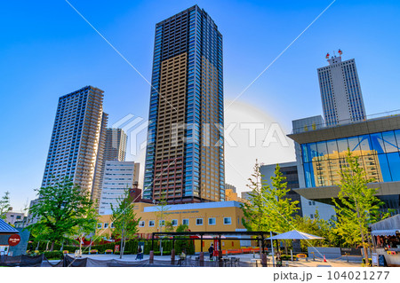 東京　豊島区　東池袋の都市風景　イケ・サンパーク 104021277
