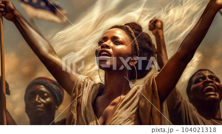 Concept of the Independence Day Celebration in the United States of America on the background of the U.S. flag Concept of the Independence Day Celebration in the United States of America on the background of the U.S. flag 104021318