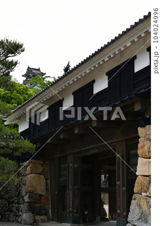 初夏の高知城 追手門 詰門 天守 本丸御殿 黒鉄門 初夏の高知城 追手門 詰門 天守 本丸御殿 黒鉄門 104024996