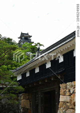 初夏の高知城　追手門　詰門　天守　本丸御殿　黒鉄門 104024998
