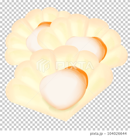 seafood hand drawn cute cartoon style Apply a light color to make it look bright. 104026644