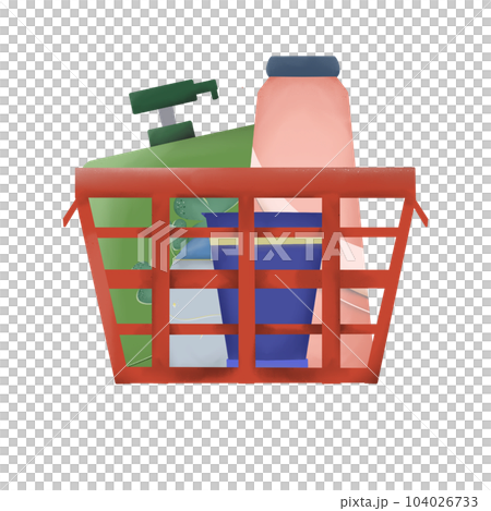 Skin care cream drawn in a cartoon style, minimal, cute, with soft tones. 104026733