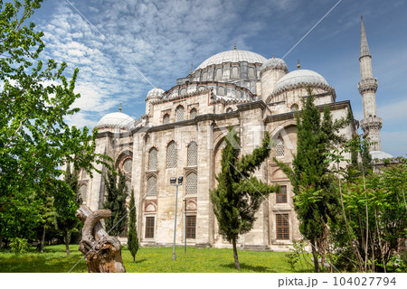 Sehzade Mosque, a 16th century Ottoman mosque commissioned by Suleiman the Magnificent, Fatih district, Istanbul, Turkey Sehzade Mosque, a 16th century Ottoman mosque commissioned by Suleiman the Magnificent, Fatih district, Istanbul, Turkey 104027794