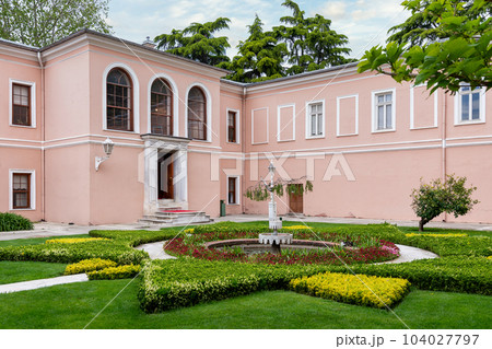 Courtyard of Dolmabahce Palace, Istanbul, Turkey Courtyard of Dolmabahce Palace, Istanbul, Turkey 104027797