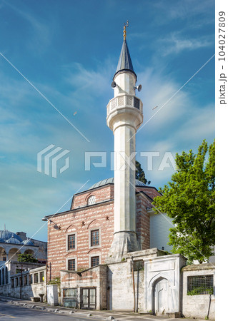 Ahmediye Mosque, part of Ahmediye Islamic Complex, located in Uskudar district, Istanbul, Tur 104027809