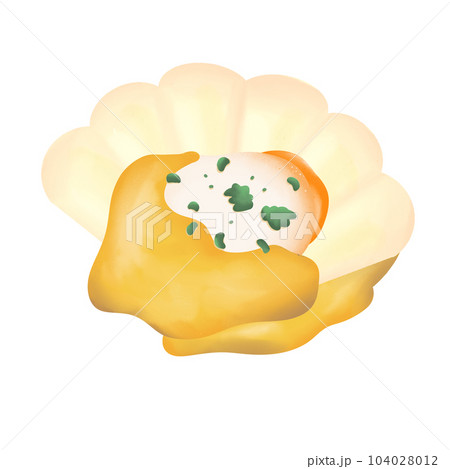 seafood hand drawn cartoon style 104028012