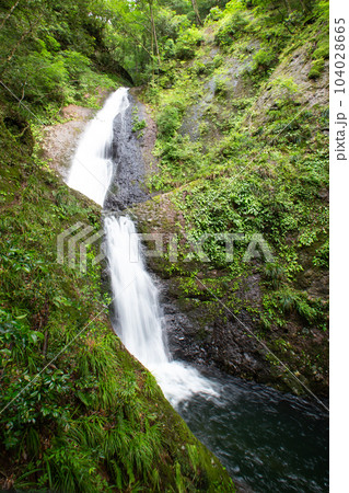 阿寺の七滝(愛知県新城市) 104028665