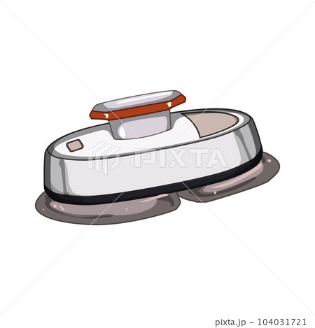 automatic glass cleaning robot cartoon vector illustration 104031721