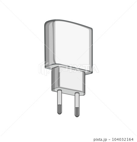connection power adapter cartoon vector illustration 104032164