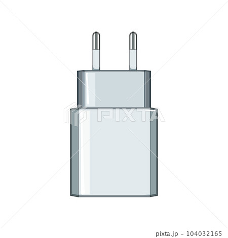cable power adapter cartoon vector illustration 104032165