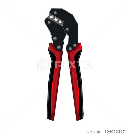 pliers crimper tool cartoon vector illustration pliers crimper tool cartoon vector illustration 104032397