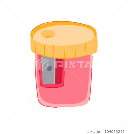 office sharpener pencil cartoon vector illustration 104033243